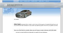 Desktop Screenshot of elitevaletservices.net